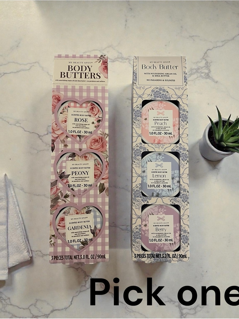 3 pack of Body Butters - pick one